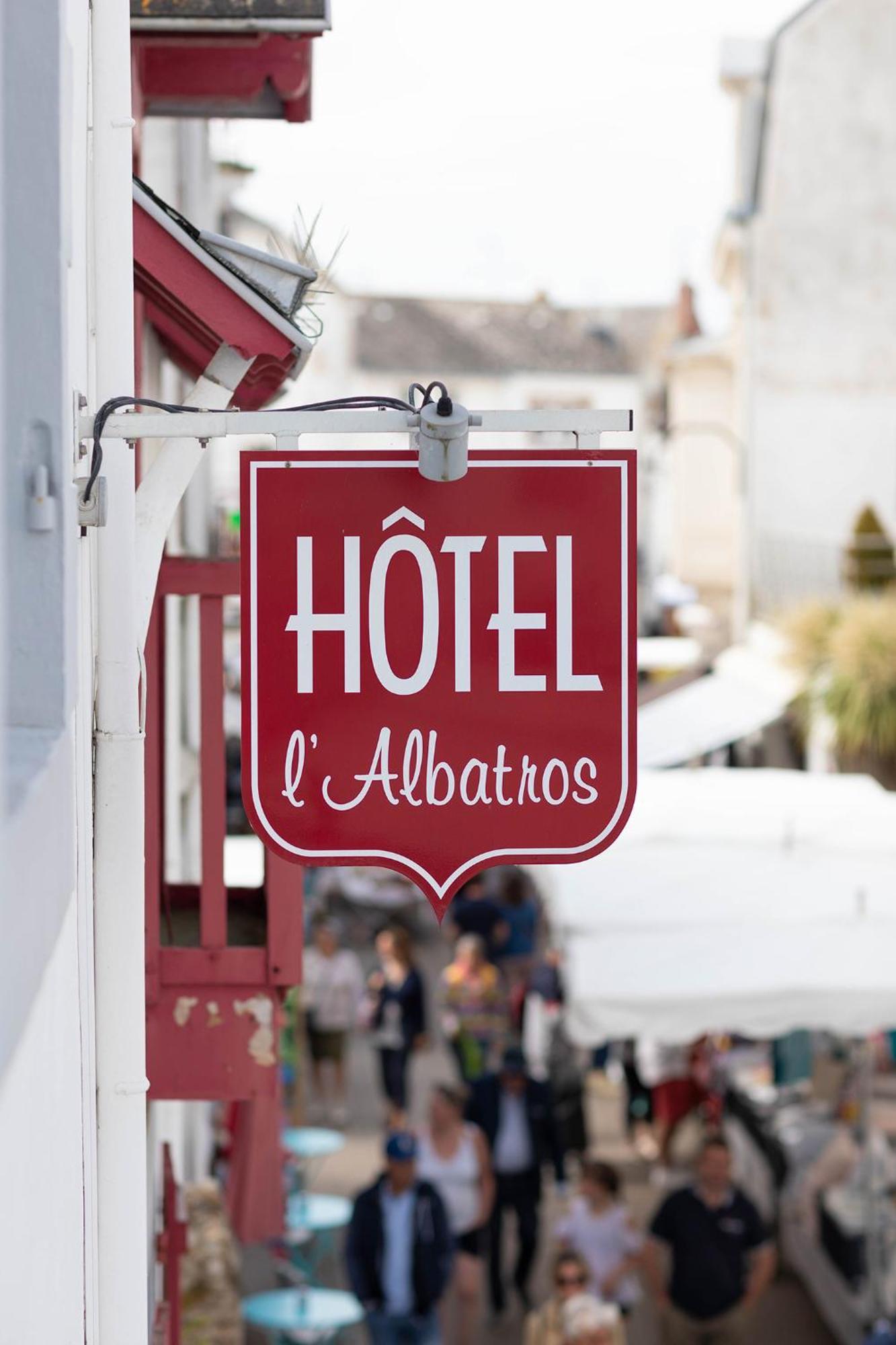 Hotel L'Albatros Le Pouliguen Luaran gambar